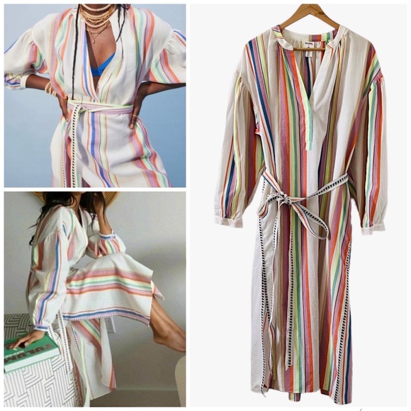 📌 SOLD lemlem x H&M Kaftan Caftan Dress Women’s Large RARE - Picture 15 of 15